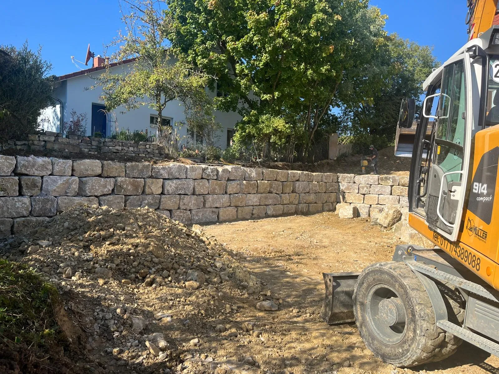 Bruchsteinmauer